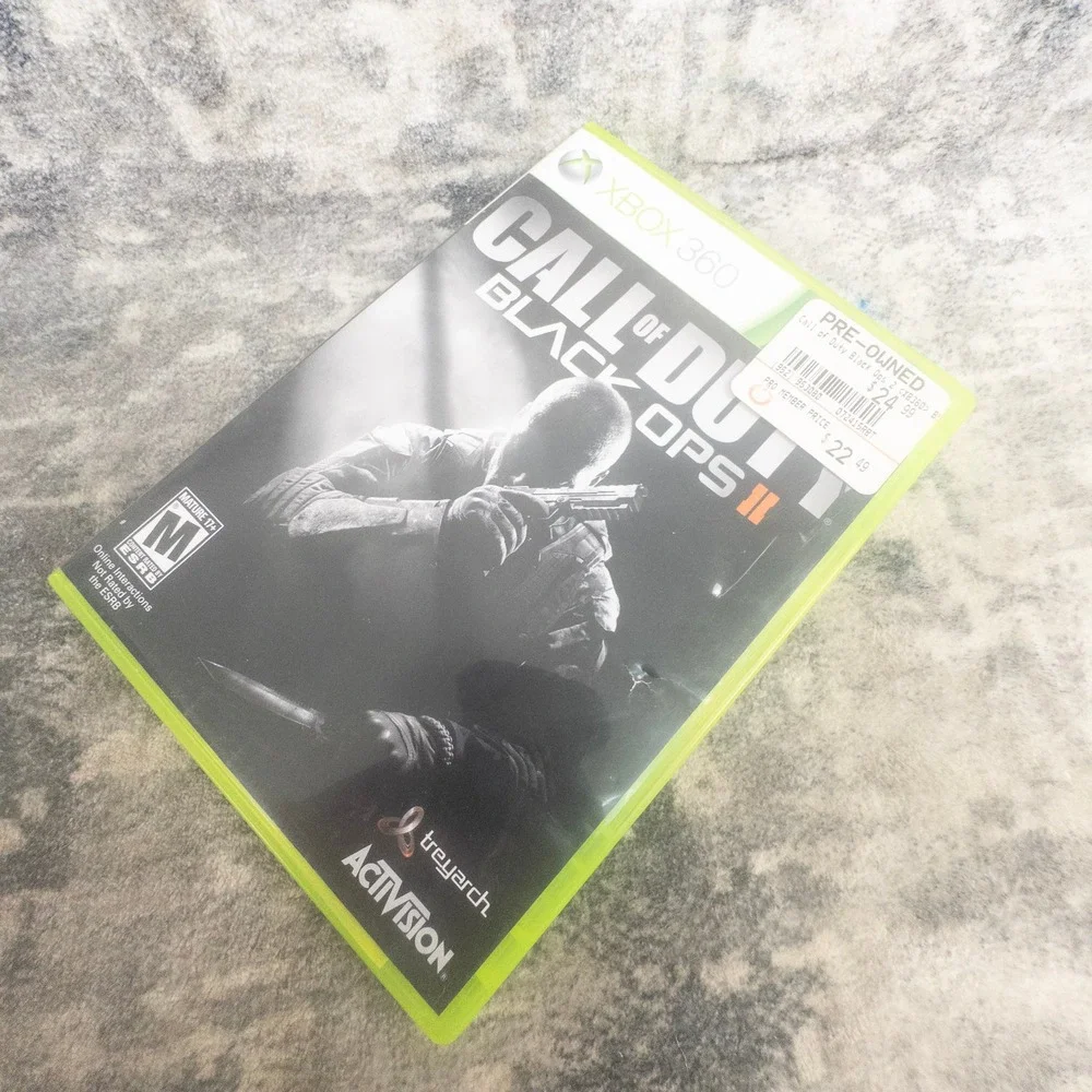 Call of Duty Black Ops II Xbox 360 Treyarch Activision 2012 FPS Shooter Zombies